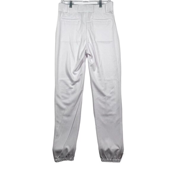 All Star Baseball Pants White BSP2A Size Large Ankle Length Elastic Cuff 30 x 27 - Picture 2 of 11